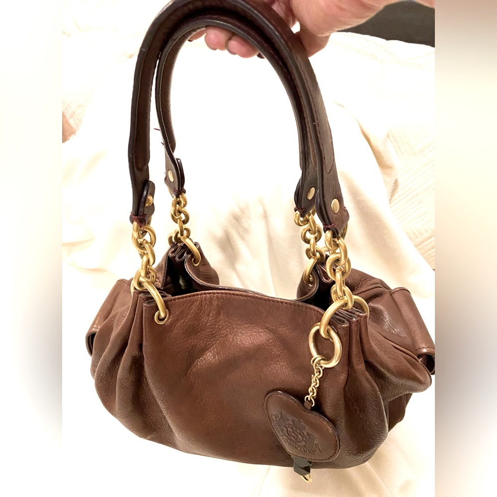 “Juicy Couture” Y2K Leather Shoulder Bag